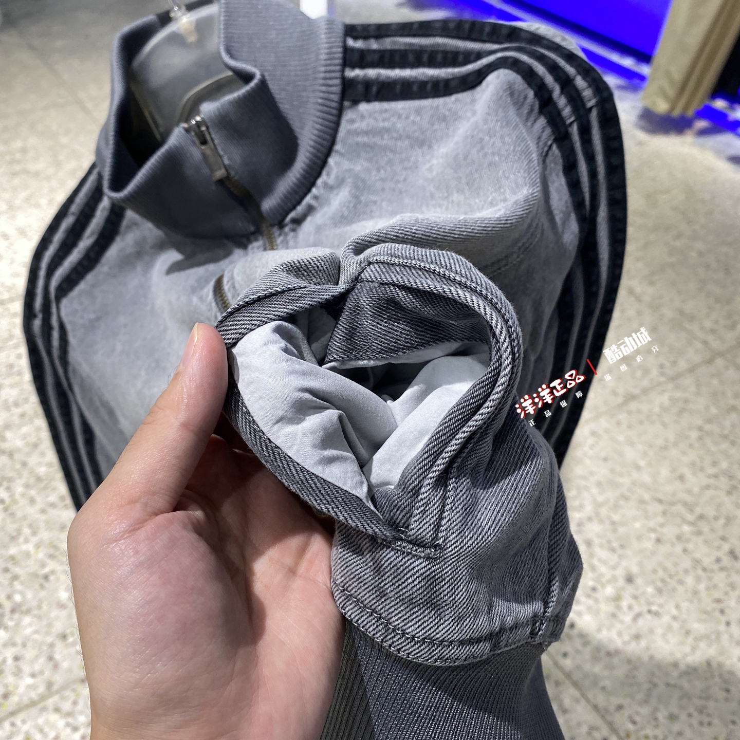 Adidas阿迪达斯三叶草25秋季女子刺绣牛仔夹克运动休闲外套JY2564 - 图1