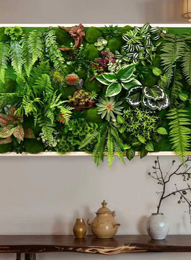仿真植物绿植多肉装饰画壁挂墙饰