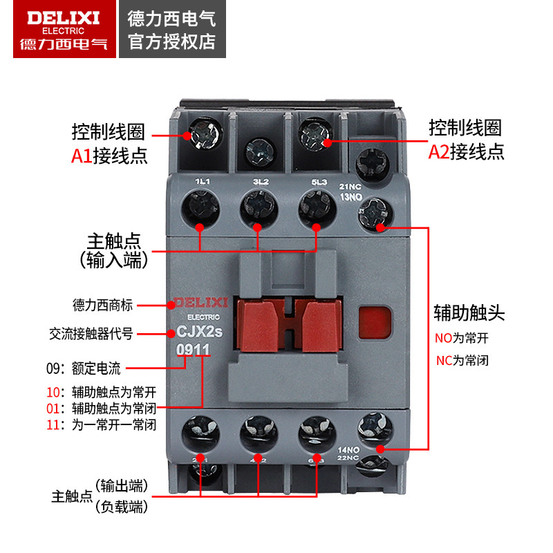 德国进口交流接触器cjx2s-0911 220v 380v 36v 24v 110v 127v