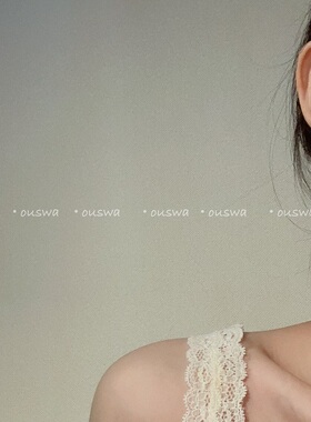 ouswa原创-暗恋，我们对夏天的期待。甜糯奶盖粉嫩少女感耳环耳扣