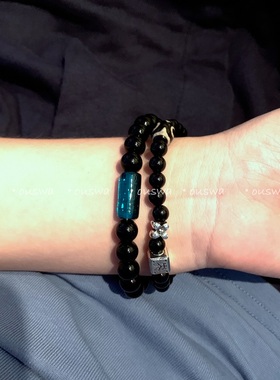 天然情侣男女手串ouswa琉璃小众