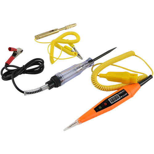 汽车电路检测多功能试灯汽修电工车用测线路维修工具12V24v试电笔 - 图3