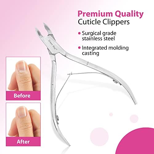 Green Max Cuticle Nippers-Nail Clippers-Sharp Cuticle Cutter - 图2