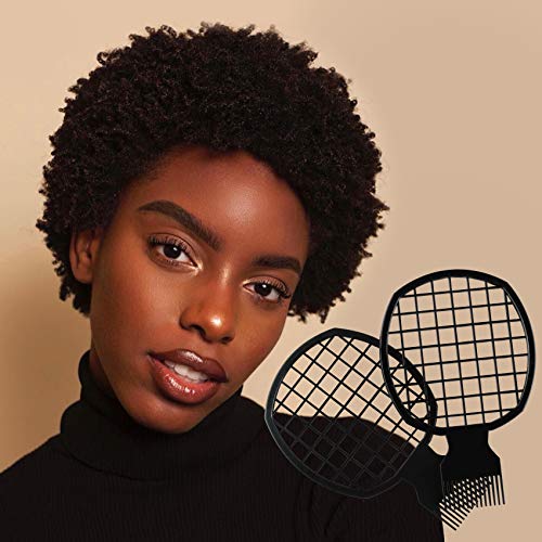 2 Pieces Afro Twist Comb Set Curl Weave Dreadlocks Natural S - 图2