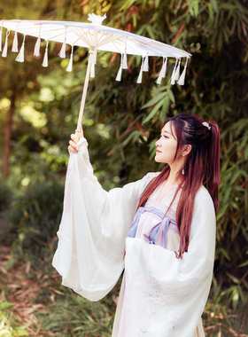 彼岸花伞转转花流苏伞旗袍走秀伞