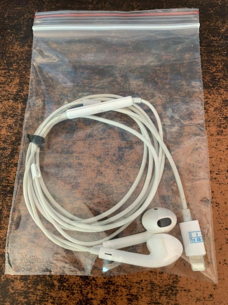 二手原装适用于苹果耳机567/7p/8/8p/XR1112圆头扁头耳机线控耳机 - 图2