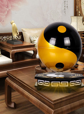 武中缘太极旋转创意礼品磁悬浮球