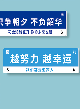 学习励志标语牌班级文化墙贴布置