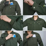 Демисезонный хлопковый лонгслив, униформа, комбинезон