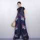 Butterfly heavy industry embroidered jumpsuit denim ເປັນຄົນອັບເດດ: ແລະ slimming