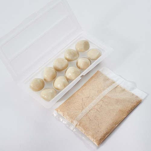 温州苍南特产冬至节金团汤圆纯手工豆粉麻糍糯米嫩糕大力丸卵汤糍 - 图3