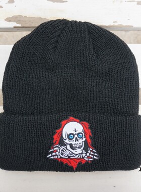 BONES滑板毛线帽针织帽