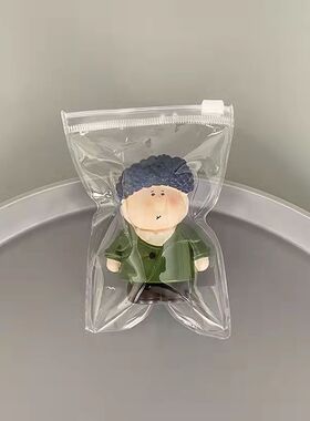 透明拉链袋PVC盲盒收纳饰品手镯文具古玩软厚自封袋手办密封胶袋