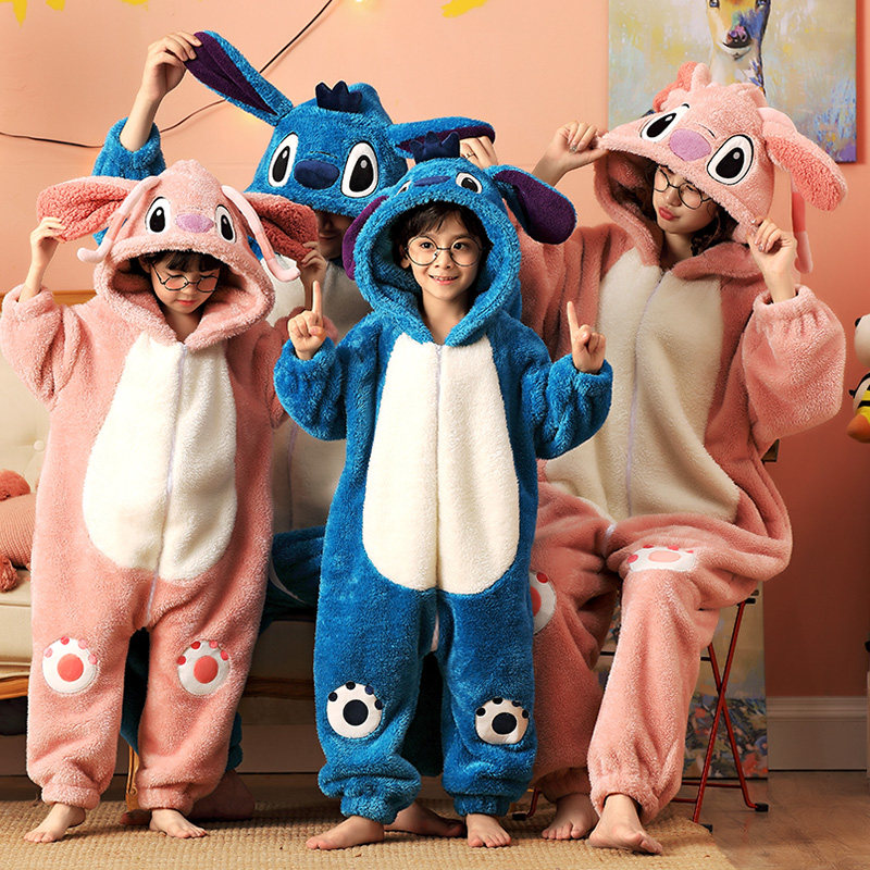 儿童冬季珊瑚绒连体可爱睡衣 珊妤睡衣/家居服套装