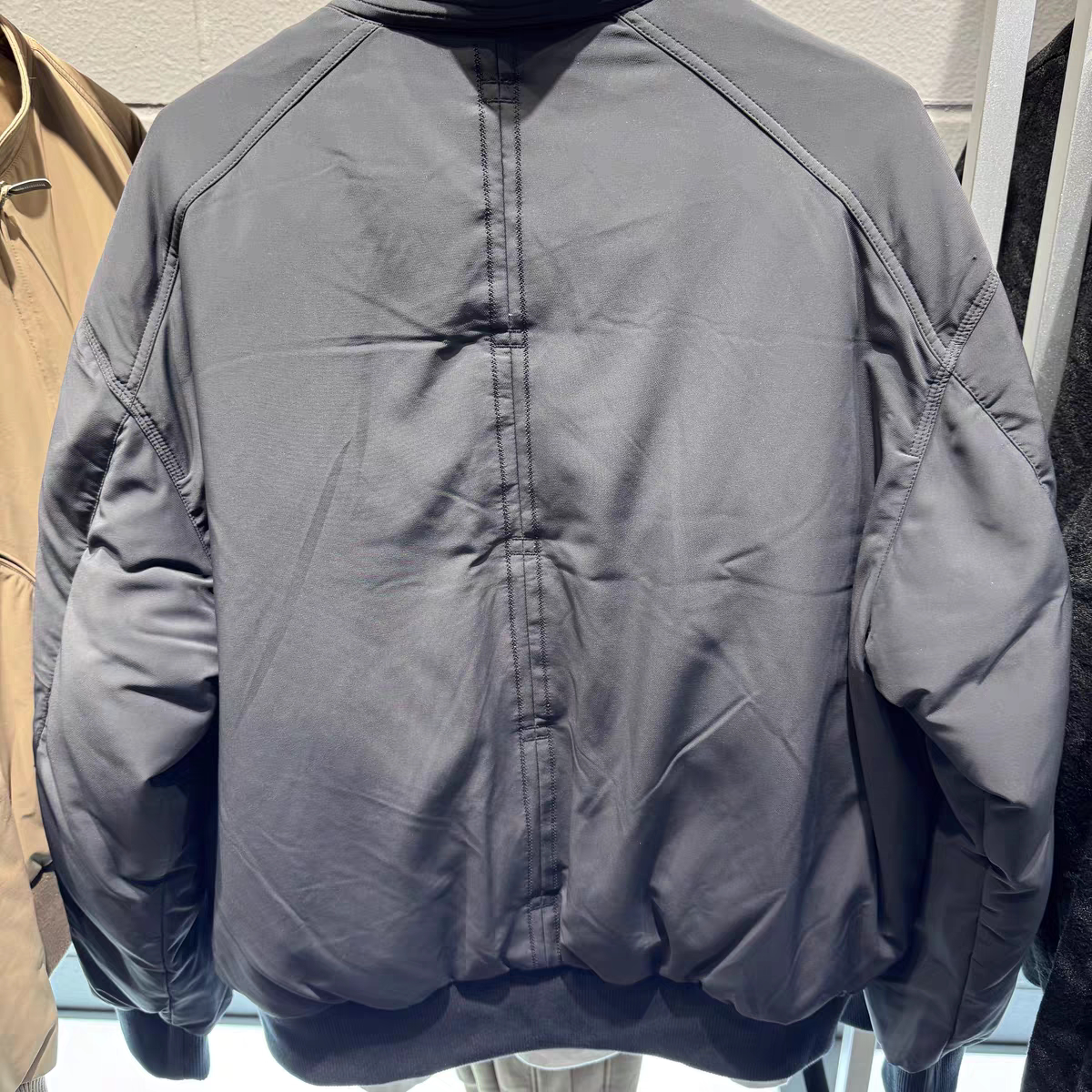 中国李宁×成龙功夫男女同款运动宽松保暖鸭绒短羽绒服AYMV713