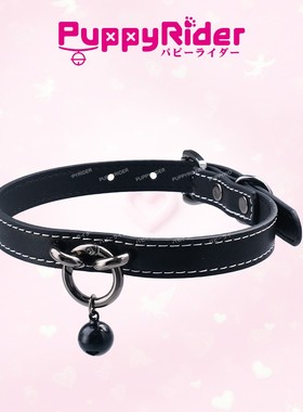 PUPPYRIDER黑色铃铛项圈