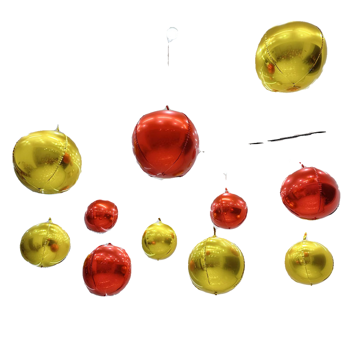 4D圆形铝膜气球商场店铺超市公司新年会布置周年店庆情人节装饰,淘宝优惠券,粉丝福利购,淘宝优惠卷