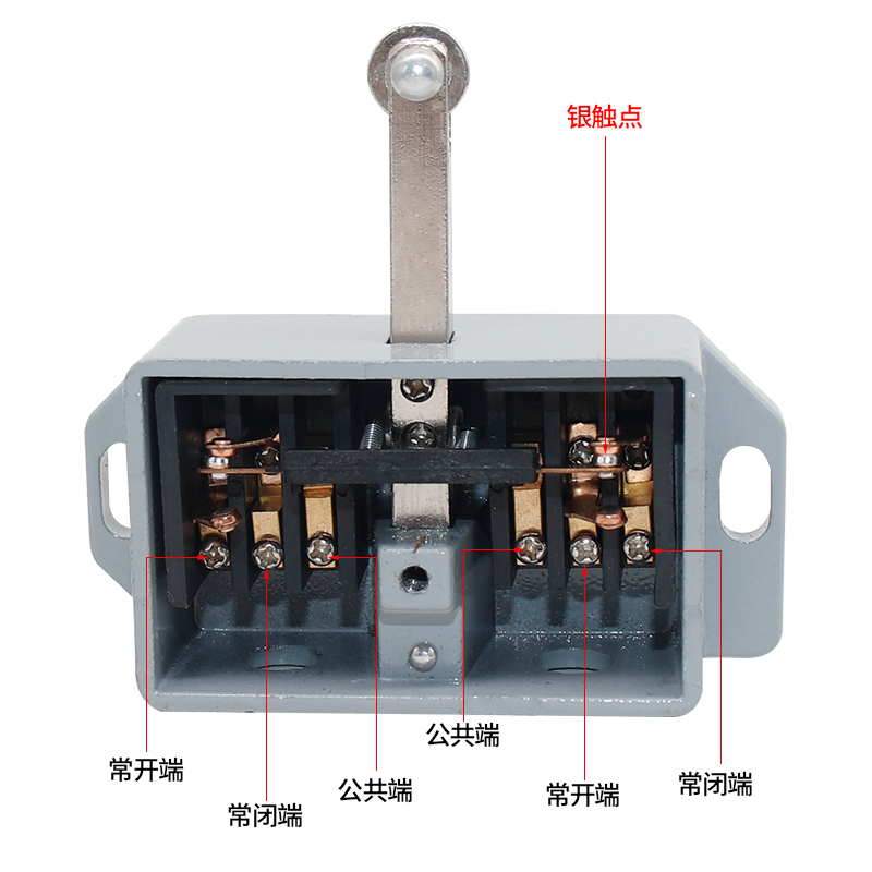 行程开关 LX12-2 推杆限位开关微动开关滚轮按动式LX-12-2 中长杆 - 图2