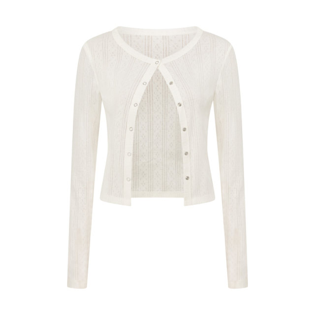 LornaJane ຕິດຕາມການປົກຫຸ້ມຂອງ cardigan ແຂນຍາວ
