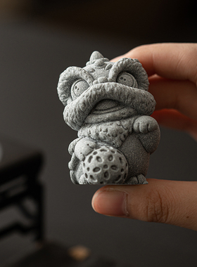 恬静生活青砂石中式装饰摆件