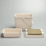 Пластиковое ведро, чайный сервиз с аксессуарами, увеличенная толщина