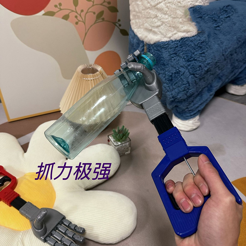 抖音同款创意机械手臂玩具机器手万物可取机械臂夹具趣味抓手夹爪 - 图2