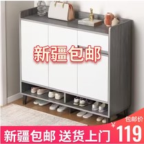 Xinjiang Shoe Cabinet Home Entrance Door External Integrated Cabinet Balcony Storage Door Hall Xuanguan Cabinet Brief About Modern Shoe Rack