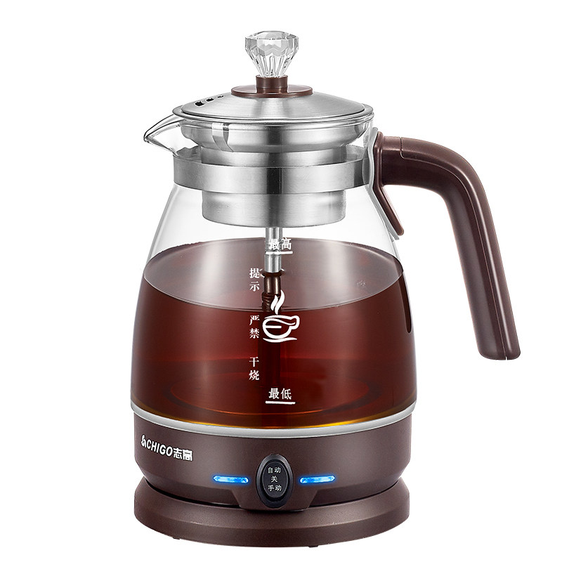志高全自动玻璃蒸汽家用电煮茶器 志高深圳养生壶/煎药壶
