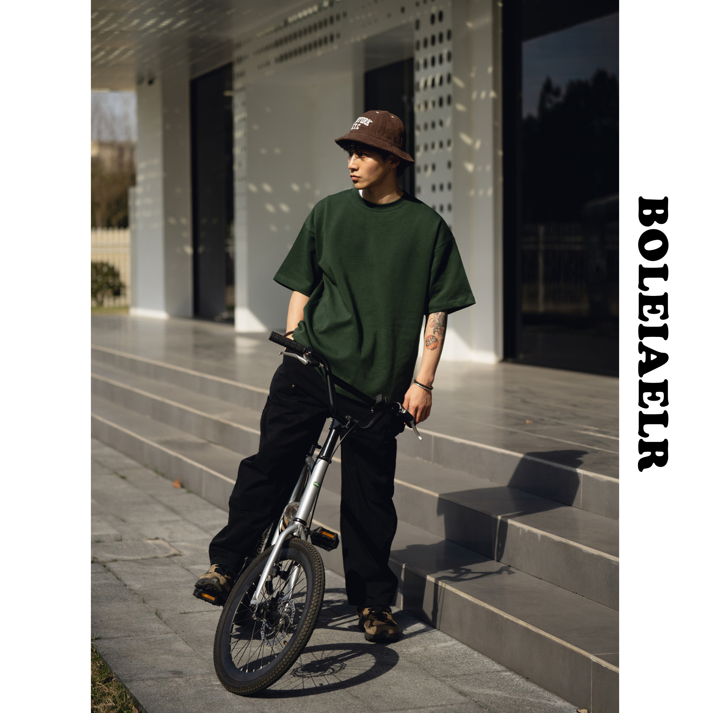 boleiaelr/无束缚感290g日系t恤 布雷尔T恤