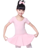 Детская танцующая летняя спортивная одежда для раннего возраста, короткий рукав