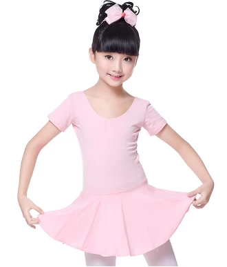 Детская танцующая летняя спортивная одежда для раннего возраста, короткий рукав