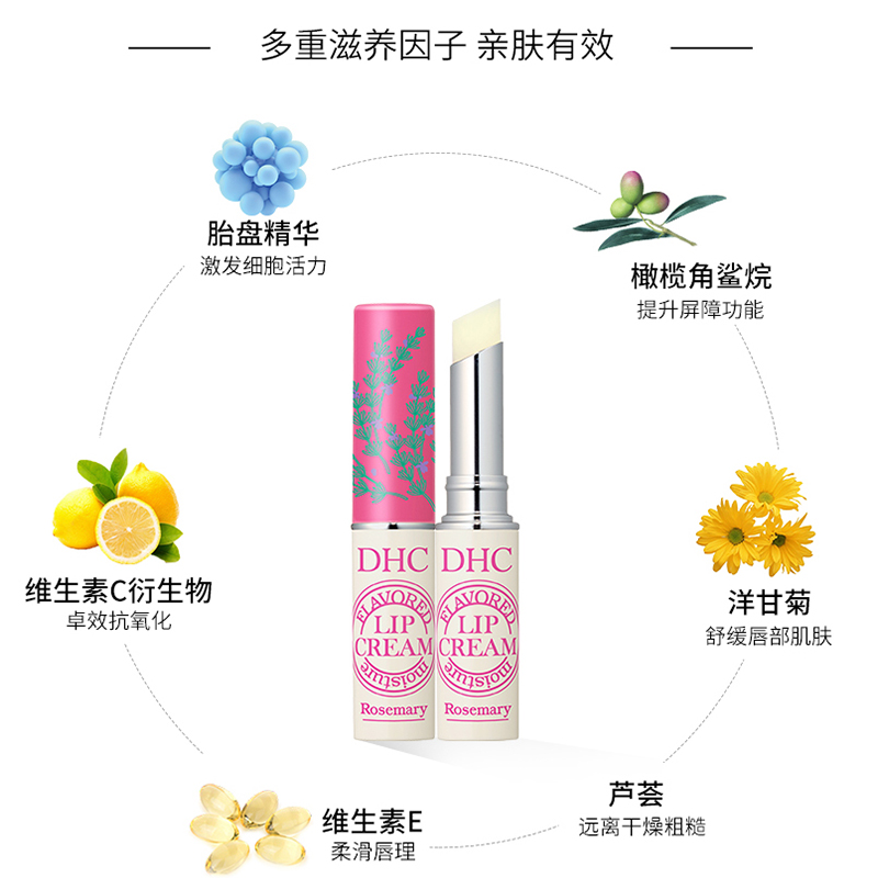 dhc【进口保税】香芬滋润*迷迭香 DHC海外唇部护理套装