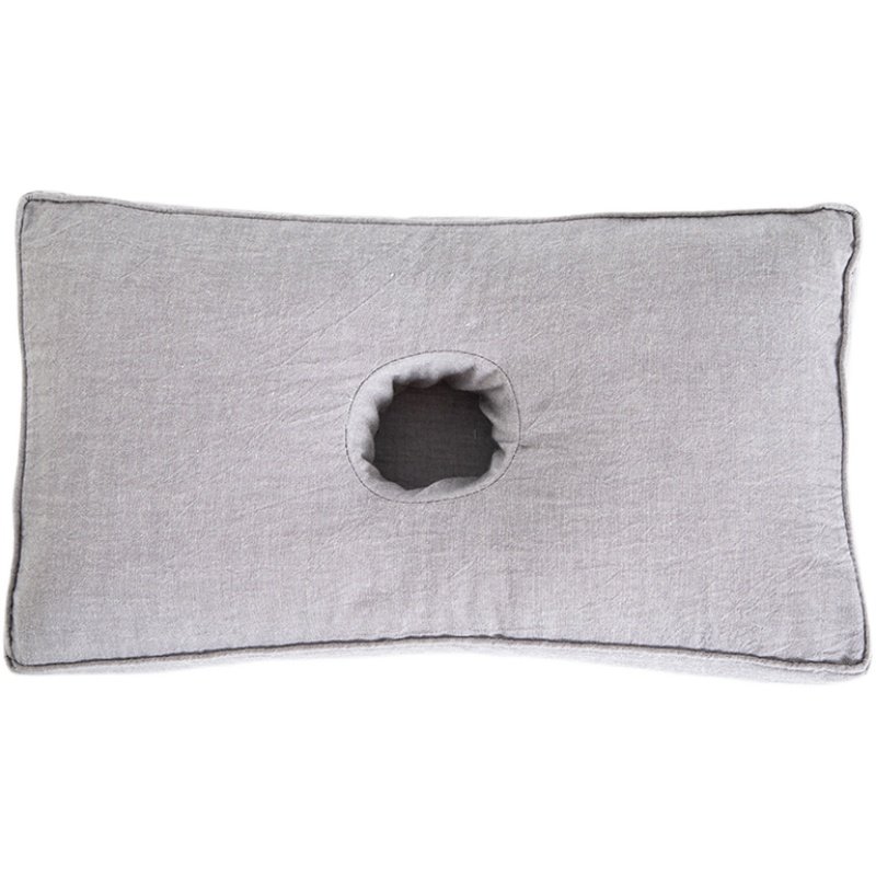 单孔护耳枕单人荞麦壳花草保健漏耳养耳洞侧睡不压耳镂空枕头全棉,淘宝优惠券,粉丝福利购,淘宝优惠卷