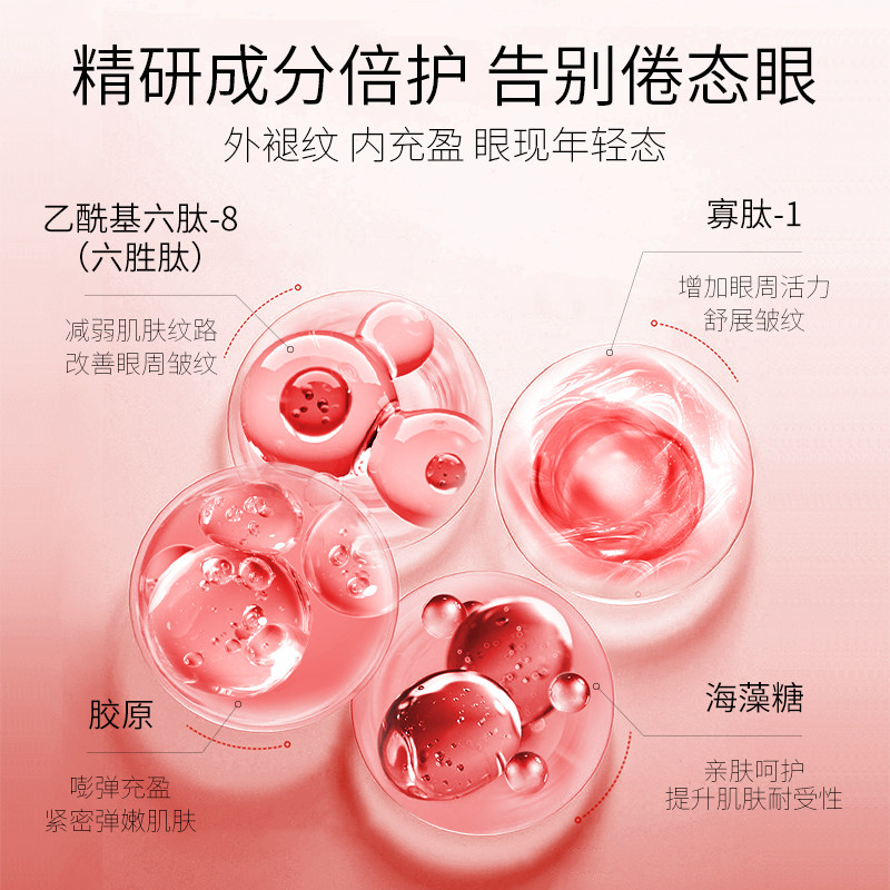 荣晟麒麟竭熬夜抗皱补水保湿眼膜 荣晟眼膜