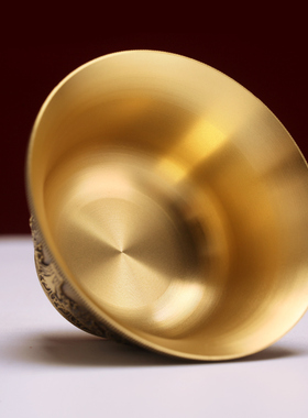 藏式供水杯黄铜水杯摆件