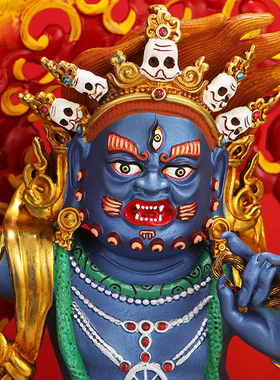 可拆摆件藏式尼泊尔纯铜彩绘