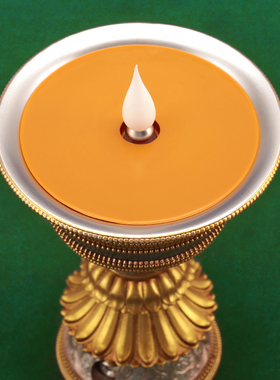 仿真LED长明灯八吉祥格桑花