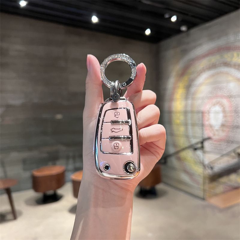 适用奥迪a3l a6l钥匙套a7 a4l q5l包a5女q7 q3 q2l壳a8l扣高档 - 图2