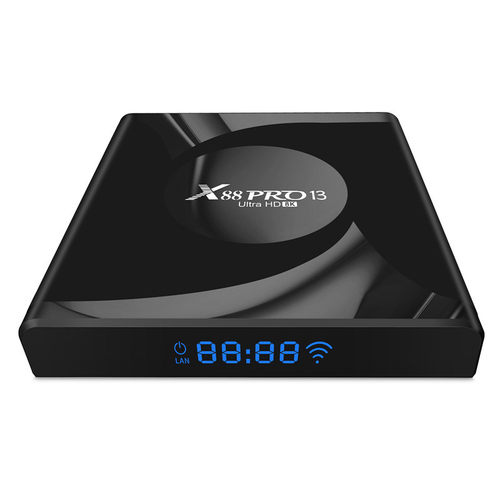 原生机顶盒X88 PRO 13安卓13高清8k电视盒子WIFI6蓝牙5播放器64GB - 图1