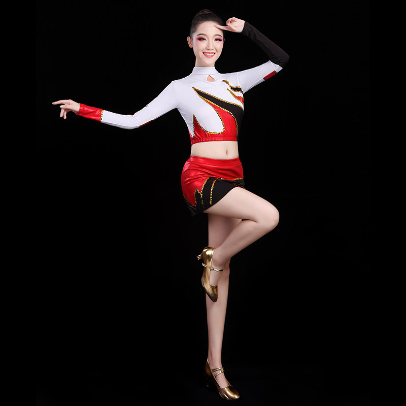 竞技健美操服装女套装体操啦啦操 花舞悦民族服装/舞台装