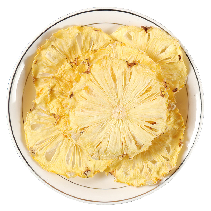 无添加菠萝片原味菠萝干500g凤梨干纯手工水果干果脯干泡水泡茶 - 图3