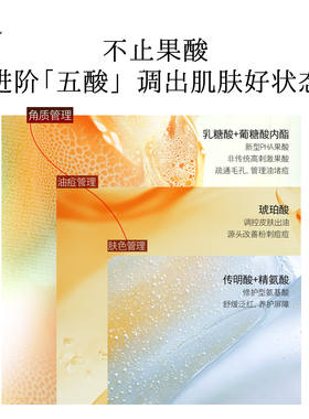 hfp果酸乳液控油修护补水保湿