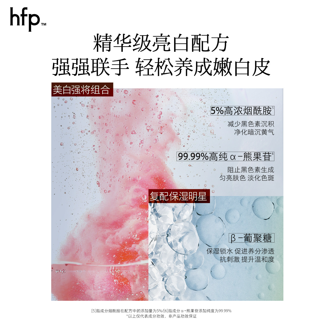 hfp大白瓶烟酰胺美白去黄提亮改善暗沉肤色乳液补水保湿熊果苷女
