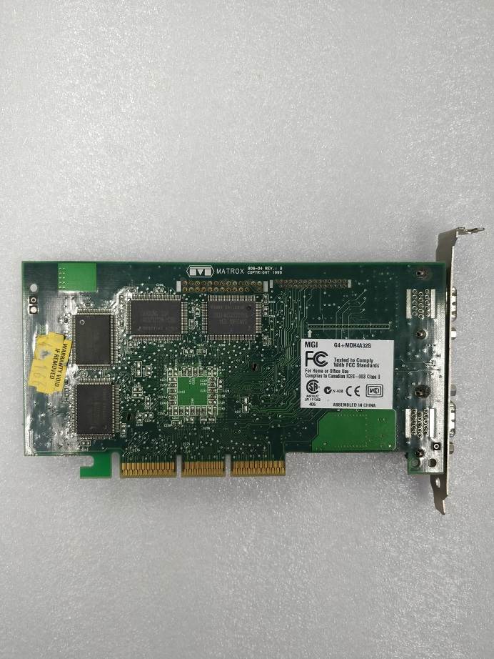 MATROX 迈创 906-04 REV-B G4+MDH4A32G 原装拆机卡议价 - 图1