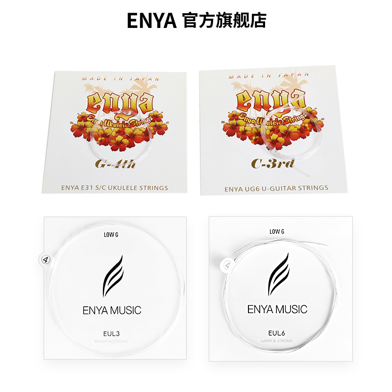恩雅旗舰店 21/23寸尤克里里ukulele碳素透明琴弦 - 图2