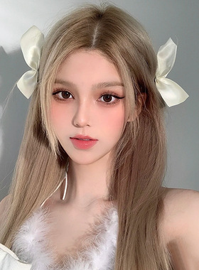 韩版蝴蝶结发夹少女后脑勺公主