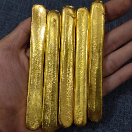 孟加拉赤金沙金矿石金仿金材料金条火烧可融化冷却不变色二次塑形 - 图2