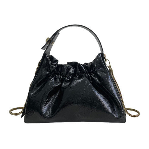 小众时尚褶皱云朵包手提包女2025新款今年流行链条包单肩斜挎包包 - 图3