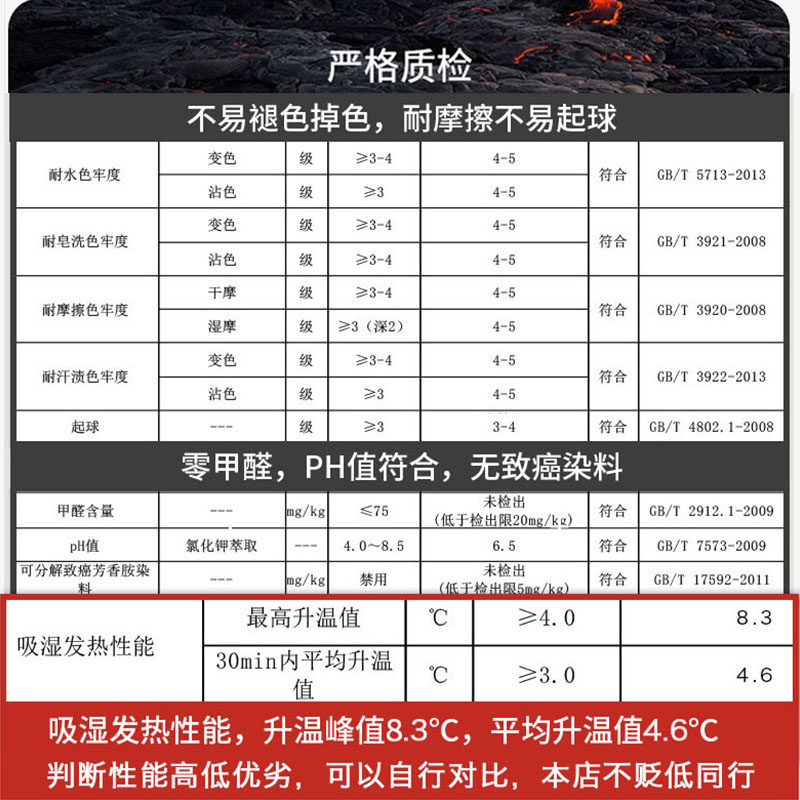 双面磨毛发热德绒中老年单件秋衣 王老虎保暖上装