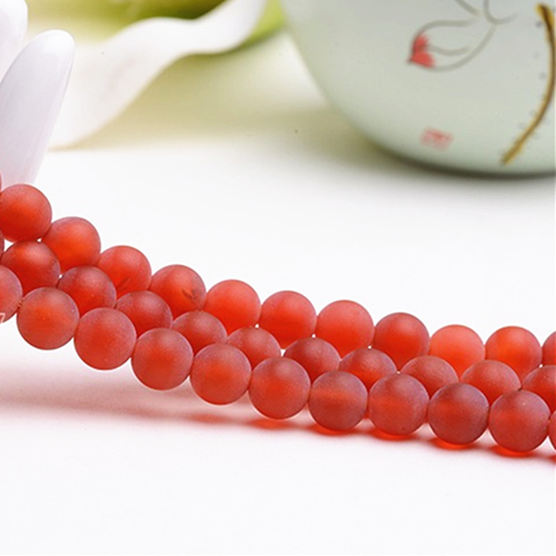 天然磨砂南红玛瑙散珠 保山红玛瑙珠子水晶手串珠子diy手工配,淘宝优惠券,粉丝福利购,淘宝优惠卷